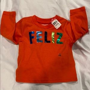 NWT Feliz Foil Long Sleeve